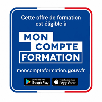 Cette offre de formation est éligible à Mon Compte Formation